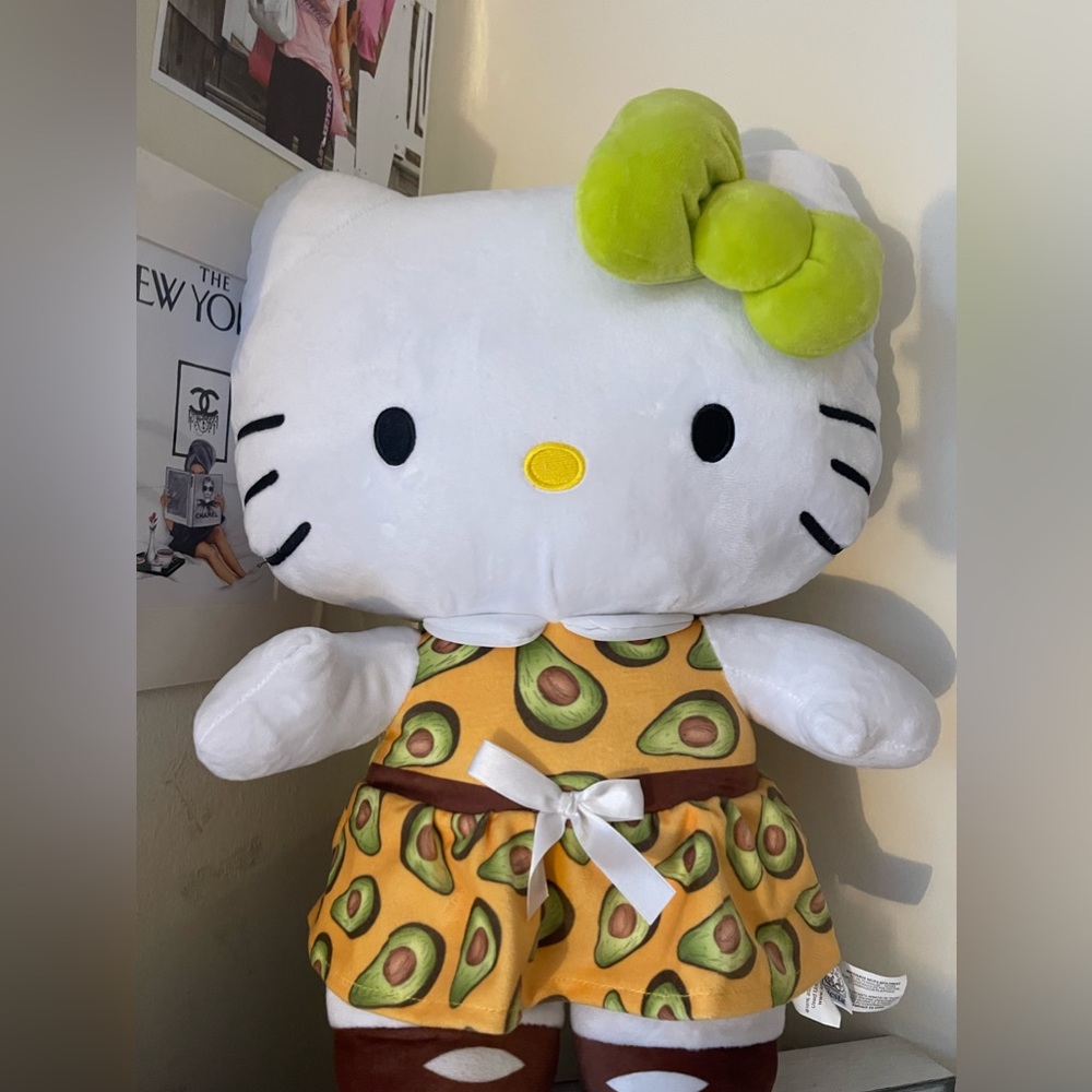 Hello Kitty Avocado Dress Plush Toy Doll 10.5 Inch